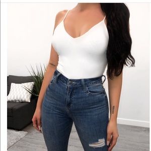 White bodysuit SMALL